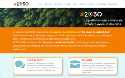 www.comunicare2030.com, online la piattaforma di Amapola per “far vivere la sostenibilità” in azienda