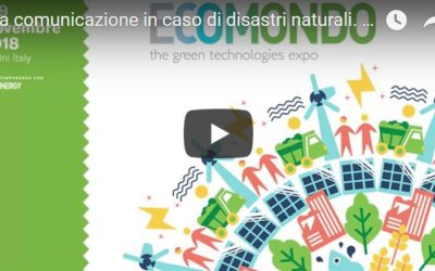 A Ecomondo per presentare “Disastri naturali. Una comunicazione responsabile”