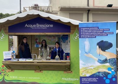 Stand di Acque Bresciane durante la seconda Giornata Provinciale dell'Acqua