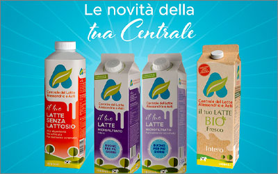 Centrale del Latte di Alessandria e AstiPackaging desing e Advertising