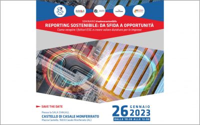 Sustainable reporting, challenges and opportunities. A date in Casale on 26 January 2023