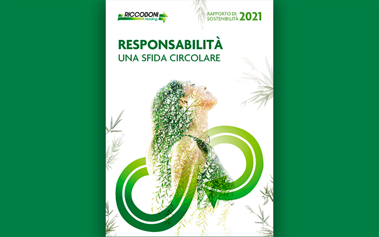 Copertina e pagine del primo rapporto di sostenibilità del Gruppo Autosped G