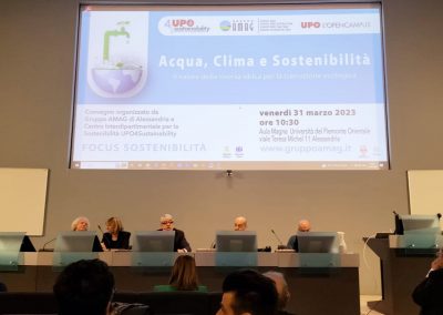 Foto dell'evento organizzato da Amag il 31/03 presso l'università del Piemonte Orientale