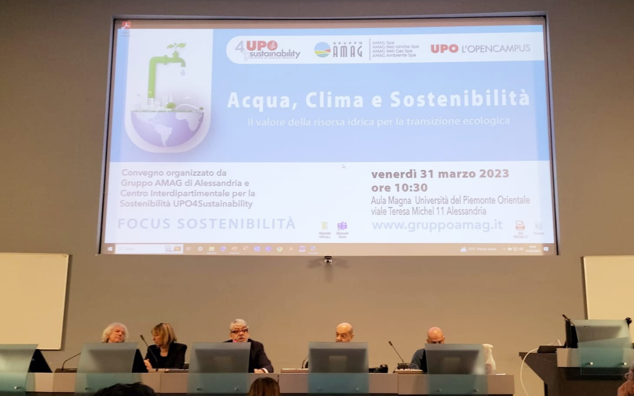 Il convegno organizzato da Amag sui temi di acqua e cambiamento climatico