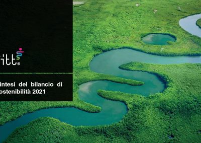 Copertina sintesi bilancio di sostenibilità 2021 FITT